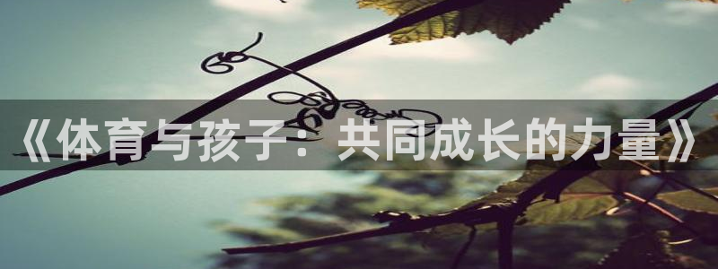 一竞技官方正版app集团简介：《体育与孩子：共同成长